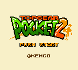 Top Gear Pocket 2 (USA) Title Screen